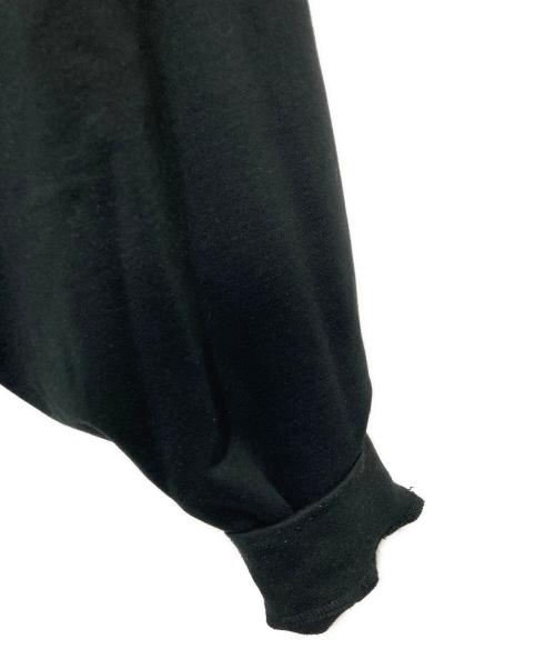 Graphpaper（グラフペーパー）Graphpaper (グラフペーパー) Ultra Compact Terry Crew Neck Sweater ブラック サイズ:Sの古着・服飾アイテム