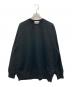 Graphpaper（グラフペーパー）の古着「Ultra Compact Terry Crew Neck Sweater」｜ブラック