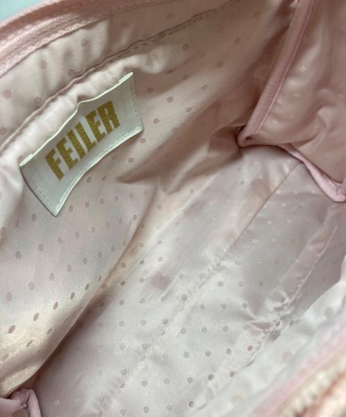 FEILER（フェイラー）FEILER (フェイラー) ミモザソラーレ2WAYショルダーバッグ ピンクの古着・服飾アイテム