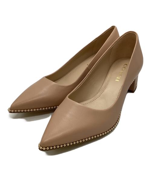 COACH（コーチ）COACH (コーチ) ウィラパンプス ベージュ サイズ:7.5Ｃの古着・服飾アイテム
