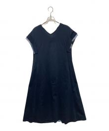 BLUE LABEL CRESTBRIDGE（ブルーレーベルクレストブリッジ）の古着「ノースリーブワンピース」｜ネイビー