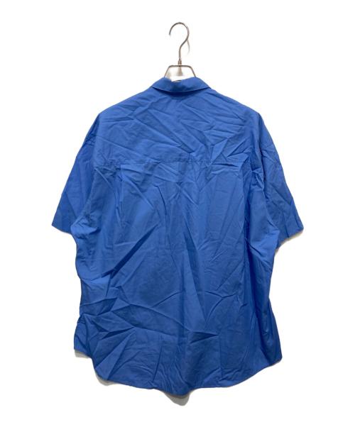 Graphpaper（グラフペーパー）Graphpaper (グラフペーパー) Broad S/S Oversized Regular Collar Shirt ブルー サイズ:1の古着・服飾アイテム