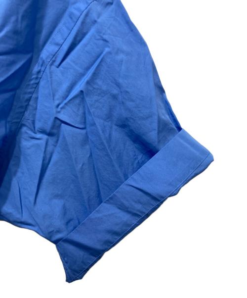 Graphpaper（グラフペーパー）Graphpaper (グラフペーパー) Broad S/S Oversized Regular Collar Shirt ブルー サイズ:1の古着・服飾アイテム