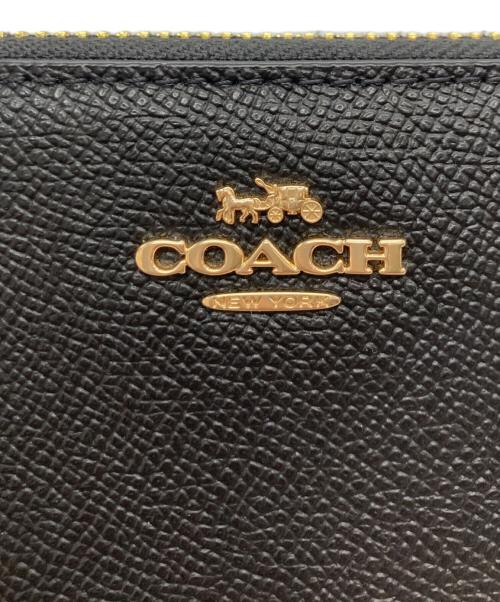COACH（コーチ）COACH (コーチ) ロング ジップ アラウンド ウォレット ブラックの古着・服飾アイテム