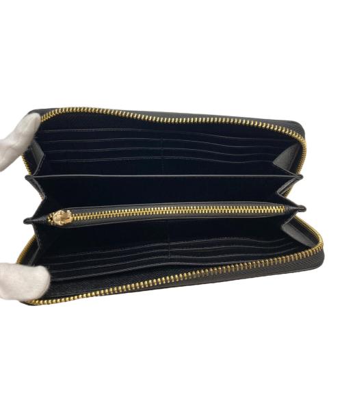 COACH（コーチ）COACH (コーチ) ロング ジップ アラウンド ウォレット ブラックの古着・服飾アイテム
