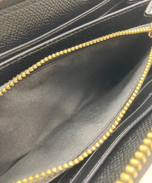 COACH（コーチ）COACH (コーチ) ロング ジップ アラウンド ウォレット ブラックの古着・服飾アイテム