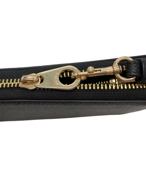 COACH（コーチ）COACH (コーチ) ロング ジップ アラウンド ウォレット ブラックの古着・服飾アイテム