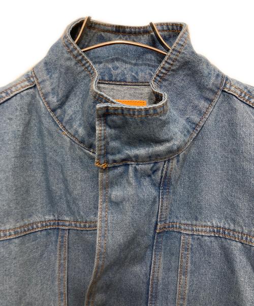 Adam et Rope（アダム エ ロペ）Adam et Rope (アダム エ ロペ) ブリーチデニム ボマージャケット インディゴ サイズ:Lの古着・服飾アイテム