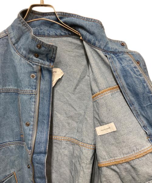 Adam et Rope（アダム エ ロペ）Adam et Rope (アダム エ ロペ) ブリーチデニム ボマージャケット インディゴ サイズ:Lの古着・服飾アイテム