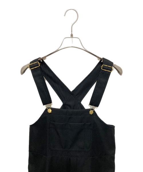 Whim Gazette（ウィムガゼット）Whim Gazette (ウィムガゼット) カルゼサロペット ブラック サイズ:FREEの古着・服飾アイテム