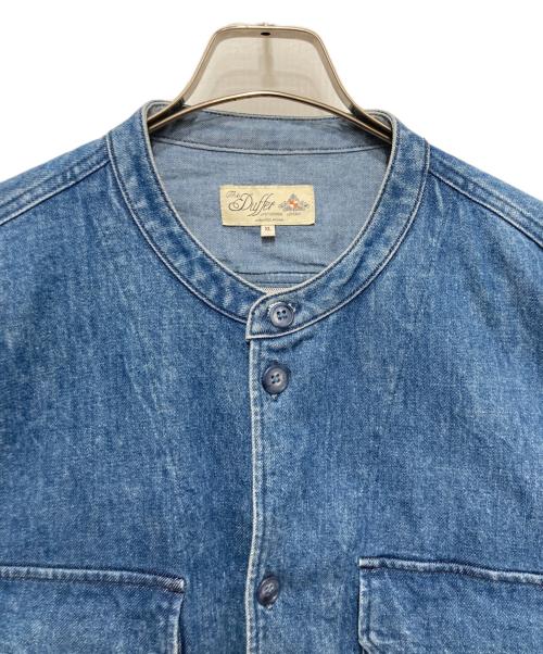 The Duffer of ST.George（ザ ダファーオブセントジョージ）The Duffer of ST.George (ザ ダファーオブセントジョージ) DENIM FATIGUE JACKET インディゴ サイズ:XLの古着・服飾アイテム