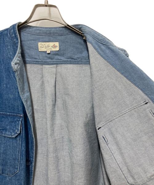 The Duffer of ST.George（ザ ダファーオブセントジョージ）The Duffer of ST.George (ザ ダファーオブセントジョージ) DENIM FATIGUE JACKET インディゴ サイズ:XLの古着・服飾アイテム