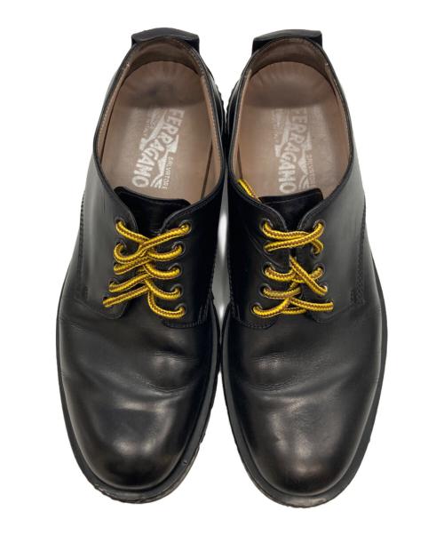 Salvatore Ferragamo（サルヴァトーレ フェラガモ）Salvatore Ferragamo (サルヴァトーレ フェラガモ) レースアップシューズ ブラック サイズ:UK7の古着・服飾アイテム