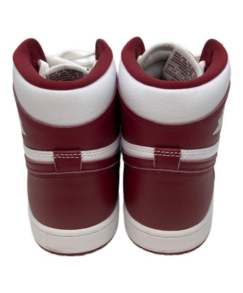 NIKE（ナイキ）NIKE (ナイキ) エアジョーダン1 レトロ ハイ OG ホワイト×レッド サイズ:US9.5の古着・服飾アイテム