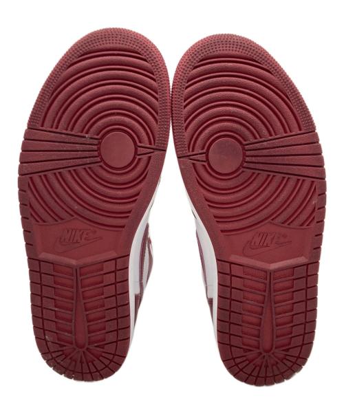 NIKE（ナイキ）NIKE (ナイキ) エアジョーダン1 レトロ ハイ OG ホワイト×レッド サイズ:US9.5の古着・服飾アイテム