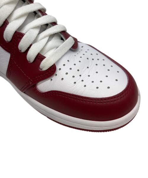NIKE（ナイキ）NIKE (ナイキ) エアジョーダン1 レトロ ハイ OG ホワイト×レッド サイズ:US9.5の古着・服飾アイテム
