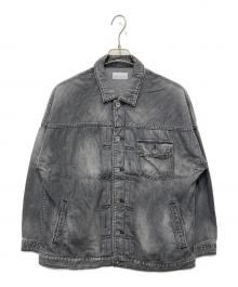 upper hights（アッパーハイツ）の古着「THE LOOSE JEAN JACKET」｜ブラック