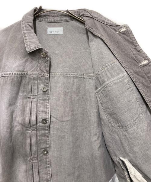 upper hights（アッパーハイツ）upper hights (アッパーハイツ) THE LOOSE JEAN  JACKET グレー サイズ:1の古着・服飾アイテム
