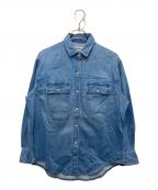 Healthy DENIMヘルシーデニム）の古着「Kidney B デニムシャツ」｜インディゴ