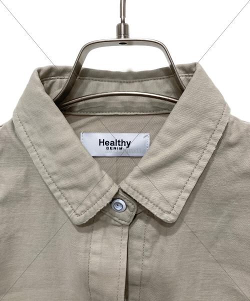 Healthy DENIM（ヘルシーデニム）Healthy denim (ヘルシーデニム) Kidney B ポケットシャツ ベージュ サイズ:FREE 未使用品の古着・服飾アイテム