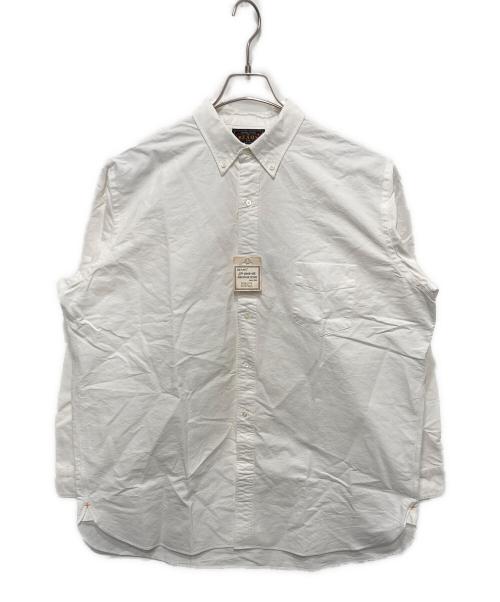 BEAMS PLUS（ビームスプラス）BEAMS PLUS (ビームスプラス) アメリカン オックスフォード ボタンダウン シャツ ホワイト サイズ:XLの古着・服飾アイテム