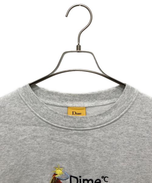 Dime（ダイム）Dime (ダイム) 刺繍スウェット グレー サイズ:XLの古着・服飾アイテム