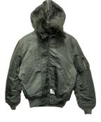WTAPS×ALPHAダブルタップス×アルファ）の古着「N-2Bジャケット」｜グリーン