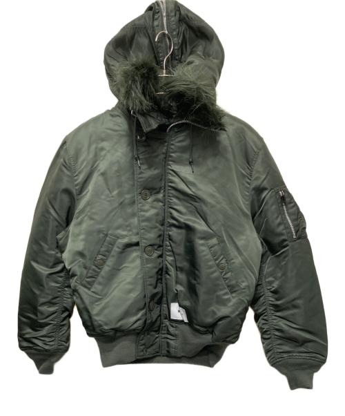 WTAPS（ダブルタップス）WTAPS (ダブルタップス) ALPHA (アルファ) N-2Bジャケット グリーン サイズ:Sの古着・服飾アイテム
