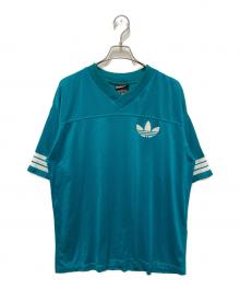adidas（アディダス）の古着「メッシュTシャツ」｜ブルー