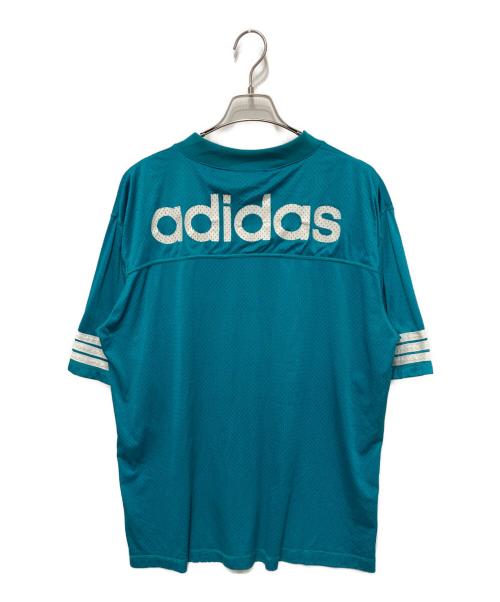 adidas（アディダス）adidas (アディダス) メッシュTシャツ ブルー サイズ:Ⅼの古着・服飾アイテム