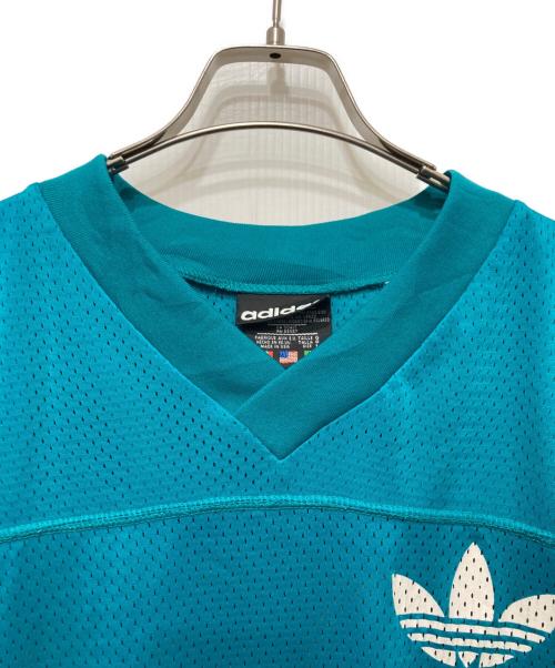 adidas（アディダス）adidas (アディダス) メッシュTシャツ ブルー サイズ:Ⅼの古着・服飾アイテム