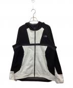 THE NORTH FACEザ ノース フェイス）の古着「ストレッチ レインジャケット」｜ホワイト×ブラック