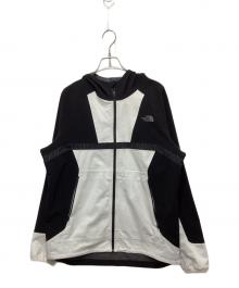 THE NORTH FACE（ザ ノース フェイス）の古着「ストレッチ レインジャケット」｜ホワイト×ブラック