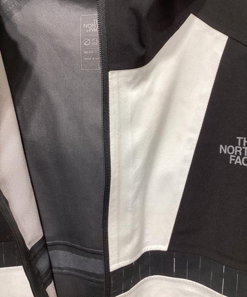 THE NORTH FACE（ザ ノース フェイス）THE NORTH FACE (ザ ノース フェイス) ストレッチ レインジャケット ホワイト×ブラック サイズ:Lの古着・服飾アイテム