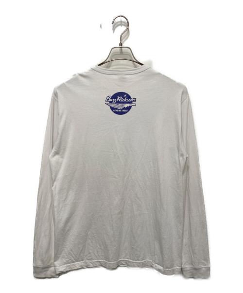 BUZZ RICKSON'S（バズリクソンズ）Buzz Rickson's (バズリクソンズ) プリントカットソー ホワイト サイズ:Ⅼの古着・服飾アイテム