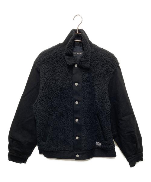 WACKO MARIA（ワコマリア）WACKO MARIA (ワコマリア) DENIM GRIZZLY JACKET/中綿ジャケット／ デニムグリズリージャケット ブラック サイズ:Ⅼの古着・服飾アイテム
