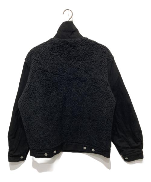 WACKO MARIA（ワコマリア）WACKO MARIA (ワコマリア) DENIM GRIZZLY JACKET/中綿ジャケット／ デニムグリズリージャケット ブラック サイズ:Ⅼの古着・服飾アイテム