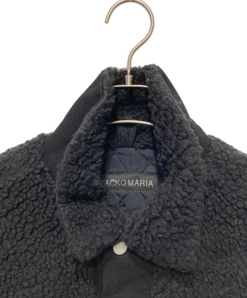 WACKO MARIA（ワコマリア）WACKO MARIA (ワコマリア) DENIM GRIZZLY JACKET/中綿ジャケット／ デニムグリズリージャケット ブラック サイズ:Ⅼの古着・服飾アイテム