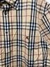 中古・古着 BURBERRY BLACK LABEL (バーバリーブラックレーベル) ノヴァチェック半袖シャツ ベージュ サイズ:3：8000円