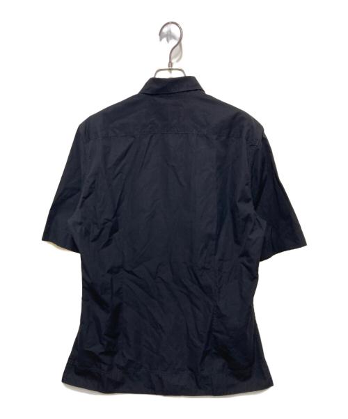 LOUIS VUITTON（ルイ ヴィトン）LOUIS VUITTON (ルイ ヴィトン) ダミエポケットショートスリーブシャツ ブラック サイズ:Mの古着・服飾アイテム