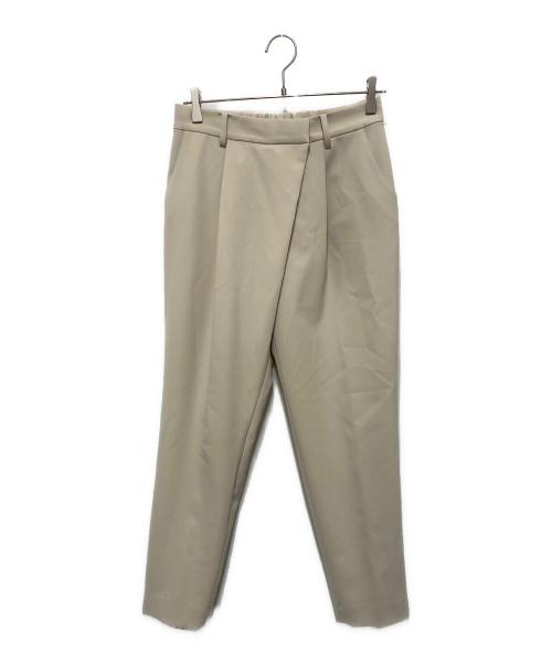 SOEJU（ソージュ）SOEJU (ソージュ) ストレッチファインタックパンツ ベージュ サイズ:Lの古着・服飾アイテム
