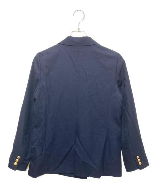 Demi-Luxe Beams（デミルクス ビームス）Demi-Luxe BEAMS (デミルクス ビームス) ドライギャバジン６ボタン ダブルジャケット ネイビー サイズ:38の古着・服飾アイテム