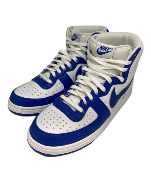 NIKE（ナイキ）NIKE (ナイキ) ハイカットスニーカー ブルー×ホワイト サイズ:US9.5の古着・服飾アイテム