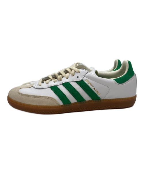 adidas（アディダス）adidas (アディダス) Sporty & Rich (スポーティーアンドリッチ) コラボ サンバ OG グリーン サイズ:US9.5の古着・服飾アイテム