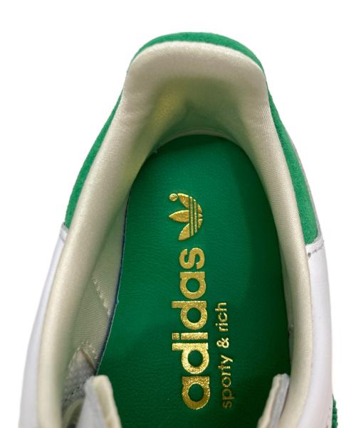 adidas（アディダス）adidas (アディダス) Sporty & Rich (スポーティーアンドリッチ) コラボ サンバ OG グリーン サイズ:US9.5の古着・服飾アイテム