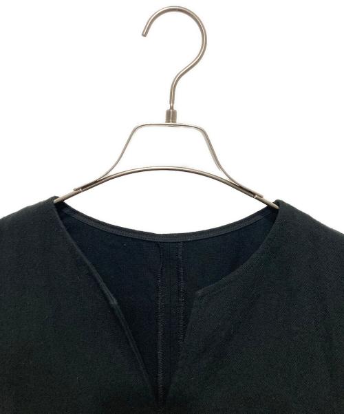 FRAMeWORK（フレームワーク）FRAMeWORK (フレームワーク) スキッパーワンピース ブラック サイズ:FREEの古着・服飾アイテム