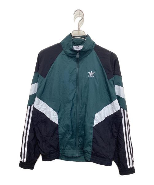 adidas（アディダス）adidas (アディダス) REKIVE トラックジャケット グリーン サイズ:Sの古着・服飾アイテム