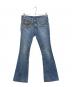 TRUE RELIGION（トゥルー レリジョン）の古着「フレアデニムパンツ」｜インディゴ