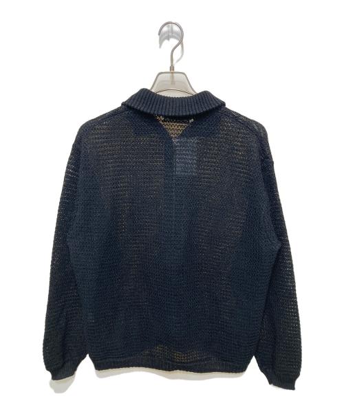 MONKEY TIME（モンキータイム）MONKEY TIME (モンキータイム) リネンドライバーズニット ブラック サイズ:S 未使用品の古着・服飾アイテム
