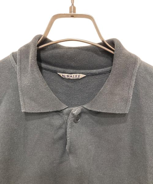 AURALEE（オーラリー）AURALEE (オーラリー) PIMA LIGHT SWEAT POLO ブラック サイズ:4の古着・服飾アイテム